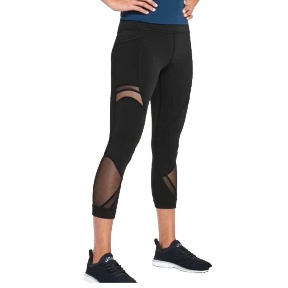 Lululemon Everlux Mesh Crop Leggings 21